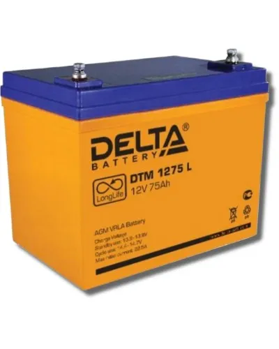 Delta DTM 1275 L. Аккумулятор герметичный свинцово-кислотный. Delta в Перми