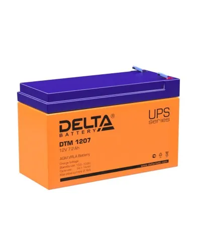 Delta DTM 1207. Аккумулятор герметичный свинцово-кислотный. Delta в Перми