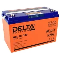 Delta GEL 12-100. Аккумулятор герметичный свинцово-кислотный. Delta