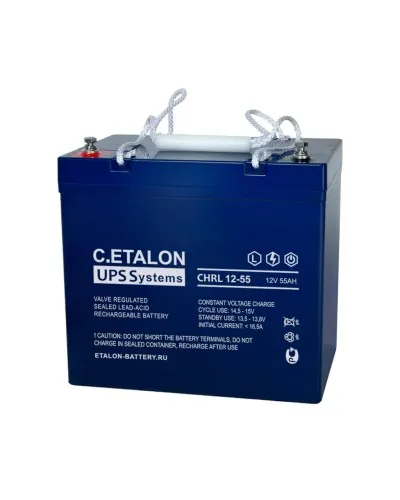 C.ETALON CHRL 12-55. Аккумулятор герметичный свинцово-кислотный. ETALON в Перми