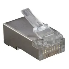 PLUG-8P8C-U-C6-SH-100 (100 шт). Разъем RJ-45. Hyperline