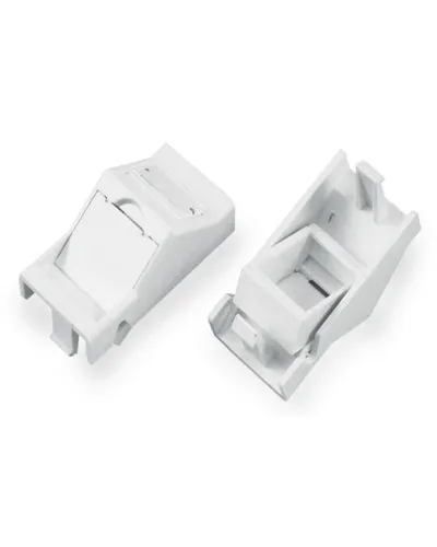 SIP2A-1K-M45-22.5. Вставка угловая 45x22.5 (аналог Mosaic) для 1 модуля формата Keystone Jack. Hyperline в Перми