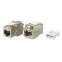 KJ8-8P8C-C5e-180-TLS-SH-F-WH. Вставка Keystone Jack RJ-45. Hyperline