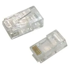 PLUG-8P8C-U-C5-100 (100 шт). Разъем RJ-45. Hyperline
