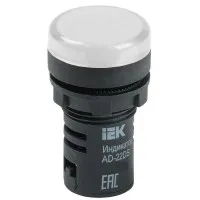 Лампа AD22DS (LED) матрица D22 мм 230В белый (BLS10-ADDS-230-K01). Светосигнальный индикатор. IEK