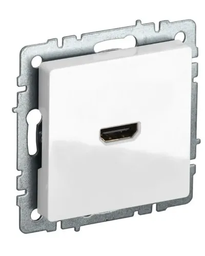 Розетка HDMI РHDMI-0-БрБ белая BRITE (BR-H10-K01). Розетка HDMI. IEK в Перми