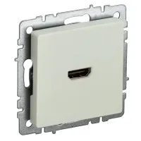 Розетка HDMI РHDMI-0-БрКр бежевый BRITE (BR-H10-K10). Розетка HDMI. IEK