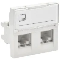 Розетка RJ45 кат.6 PRIMER РКИ-22-00-П-6 белый IEK (PR-KK40D-RI-0-2-2C06U-K01). Розетка RJ-45. IEK