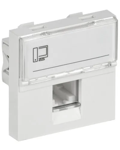Розетка RJ45 кат.6 PRIMER РКИ-20-00-П-6 белый IEK (PR-KK40D-RI-0-2-1C06U-K01). Розетка RJ-45. IEK в Перми