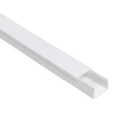 Короб 20х10 ECOLINE (CKK11-020-010-1-K01). Кабель-канал с двойным замком. IEK