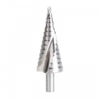 Сверло по металлу ступенчатое ТИТАН 4,0-30,0 мм 98 mm 65 HRC Р6М5 TiN Kranz (KR-12-6612): Сверло по металлу шлифованное