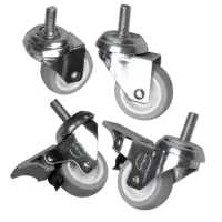 LN-ZMN-TKR-5525-01 (4 шт). Ролики для стоек и настенных шкафов. LANDE