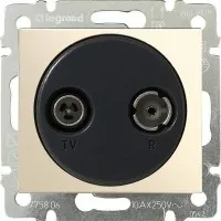 Розетка Valena TV/FM, концевая, слоновая кость (774333). Розетка. LegranD