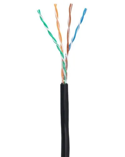 U/UTP 4pair, Cat5е, Out, PE (EC-UU004-5E-PE-BK). Кабель «витая пара» (LAN) для структурированных систем связи. NETLAN в Перми
