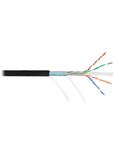 F/UTP 4pair, Cat6a, Solid, In/Out, нг(А)-HF (NMC 4255C-BK). Кабель «витая пара» (LAN) для структурированных систем связи. NIKOMAX в Перми
