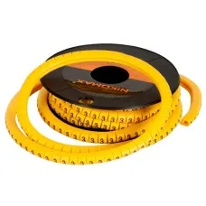 NMC-CMR-9-YL-500 (500шт). Маркер кабельный. NIKOMAX
