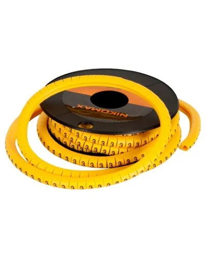 NMC-CMR-3-YL-500 (500шт). Маркер кабельный. NIKOMAX в Перми
