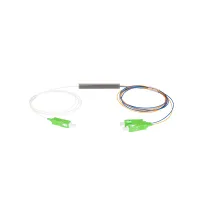 NMF-SPP1X2A1-SCA-M. Сплиттер планарный 1x2, 9/125мкм, SC/APC, 0.9 мм. NIKOMAX