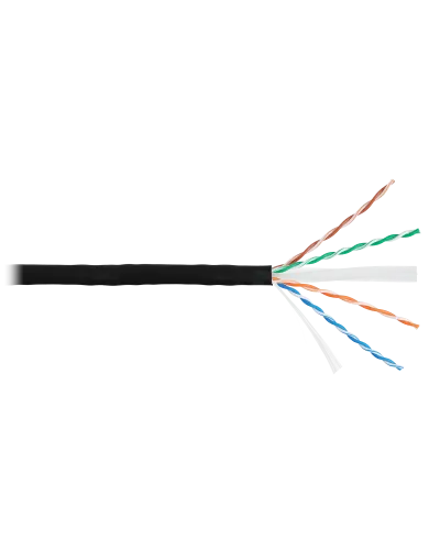 U/UTP 4pair, Cat6, Solid, Out, PVC (NMC 4155B-BK). Кабель «витая пара» (LAN) для структурированных систем связи. NIKOMAX в Перми