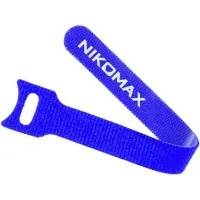 NMC-CTV150-12-SB-BL-10 (10шт). Стяжка-липучка с мягкой пряжкой. NIKOMAX