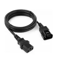 NTSS-PC13145 C13-С14 проводник.:3х1мм2 3м 220/250В 10А черный. Кабель питания. NTSS