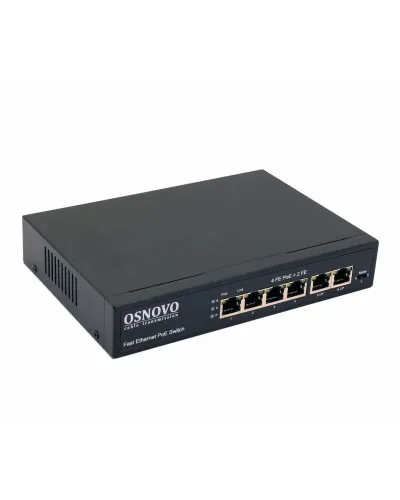 SW-20600(80W). Коммутатор 6-портовый  Fast Ethernet с PoE. OSNOVO в Перми