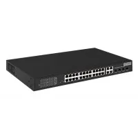 SW-62444(400W). Коммутатор 24-портовый  Fast Ethernet с PoE. OSNOVO