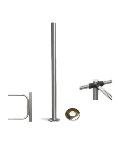 PERCo-BH02 2-16 с крышкой. Стойка с отверстием под стопорный механизм поворотной секции. PERCo в Перми