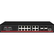 PND-M8GP-4G4F(150). Коммутатор управляемый оптический 12 портовый. Polyvision