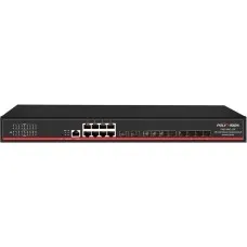 PND-M8G-10F. Коммутатор управляемый оптический 18 портовый. Polyvision
