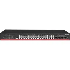 PND-M24GP-4G4F(400). Коммутатор управляемый оптический 28 портовый. Polyvision