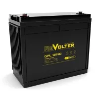 Revolter GPL 12140. Аккумулятор автомобильный герметичный свинцово-кислотный. Revolter