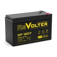 Revolter GP 1207. Аккумулятор автомобильный герметичный свинцово-кислотный. Revolter