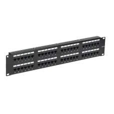 Панель коммутационная с кабельными органайзерами 19", 2U, 48 портов, RJ-45, CAT 6, UTP REXANT PRO (02-0232): Патч-панель 19"