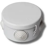 Коробка TYCO 70мм, белая (67020Б). Коробка распределительная ОП. RuVinil