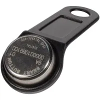DS 1990А-F5 (черный). Ключ электронный Touch Memory с держателем. SLINEX