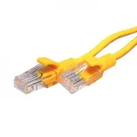 U/UTP Cat.5e LSZH, желтый, 0,5м (10-0161). Патч-корд медный. SUPRLAN