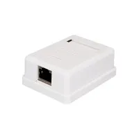 Розетка настенная RJ-45, 8P8C, Cat.6, 1 порт FTP (10-0352): Компьютерная розетка