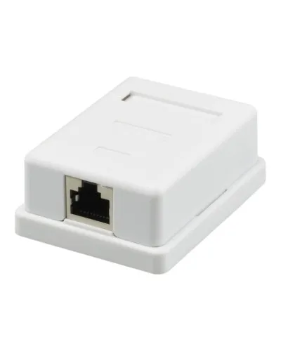 Розетка настенная RJ-45, 8P8C, Cat.5e, 1 порт FTP (10-0354). Компьютерная розетка. SUPRLAN в Перми