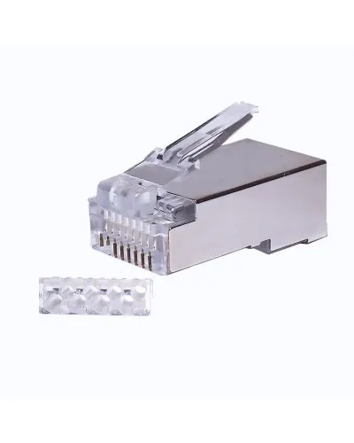 Коннекторы 8P8C FTP Cat.6 3U (RJ-45) (100шт) (10-0202). Разъем RJ-45. SUPRLAN в Перми