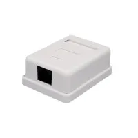 Розетка настенная RJ-45, 8P8C, Cat.6, 1 порт UTP (10-0355): Компьютерная розетка