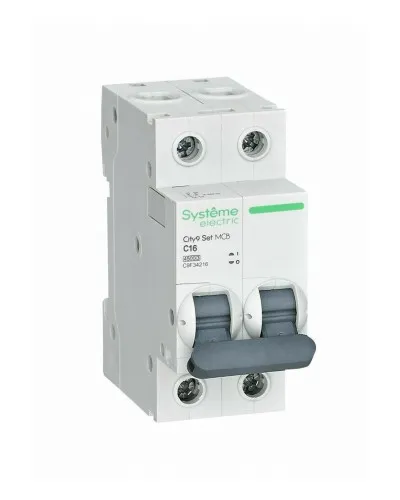 City9 Set 2P 16А 4.5kA С (C9F34216). Автоматический выключатель. Systeme Electric в Перми