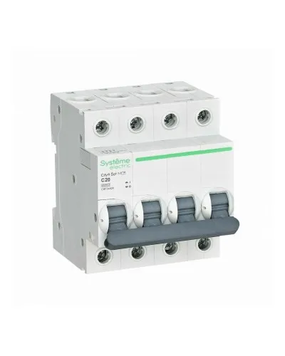 City9 Set 4P 20А 4.5kA С (C9F34420). Автоматический выключатель. Systeme Electric в Перми