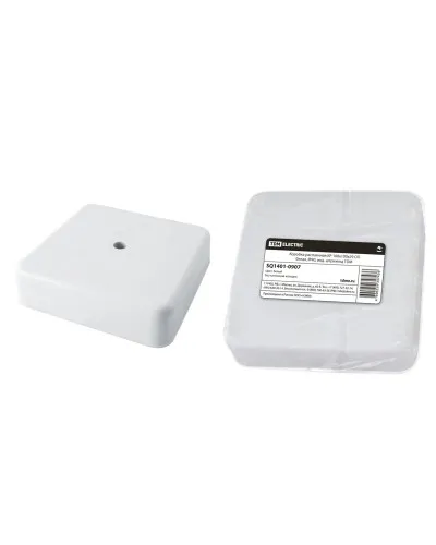 Коробка КР 100х100х29 ОП белая, IP40 (SQ1401-0907). Распаячная коробка. TDM ЕLECTRIC в Перми
