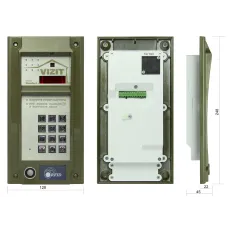БВД-М202RTCP. Вызывная панель видеодомофона. VIZIT