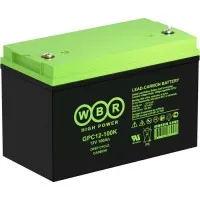 WBR GPC12-100K. Аккумулятор герметичный свинцово-кислотный. WBR