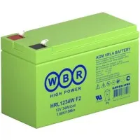WBR HRL1234W F2. Аккумулятор герметичный свинцово-кислотный. WBR
