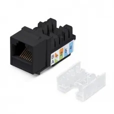 WR-KJ-RJ45-C5E-90-SW-BK. Вставка Keystone Jack RJ-45. WRLine