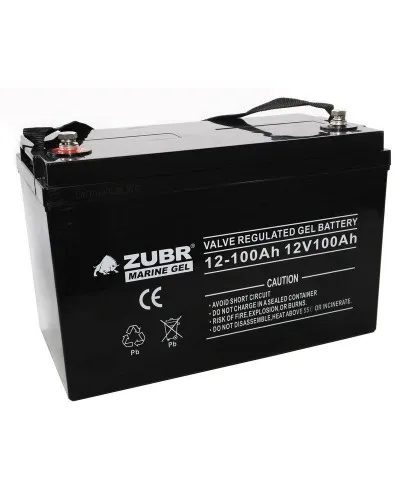 ZUBR MARINE GEL NPG 12-100 (12V, 100Ah). Аккумулятор герметичный свинцово-кислотный. ZUBR в Перми