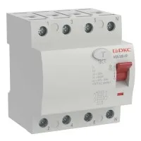 YON MAX MDL100 ВДТ, 4P, 30mA, 40A, АС (MDL100-4P2-40-AC). Автоматический выключатель дифференциальный (УЗО). ДКС
